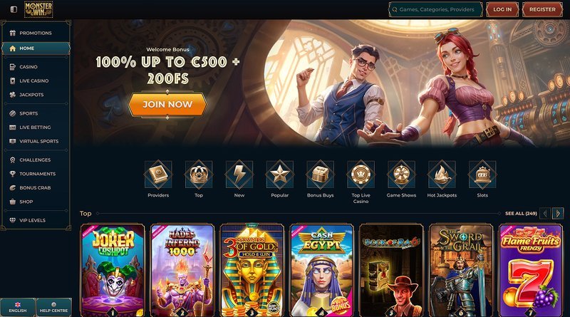 Discover monsterwin casino bonus